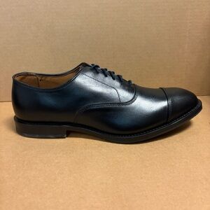 New Allen Edmonds Black Park Ave Leather Cap-Toe Oxfords Men’s Size 10.5 3E Wide